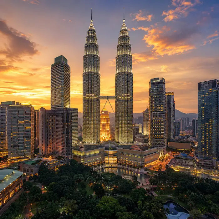 Quiet coastal village route in Malaysia