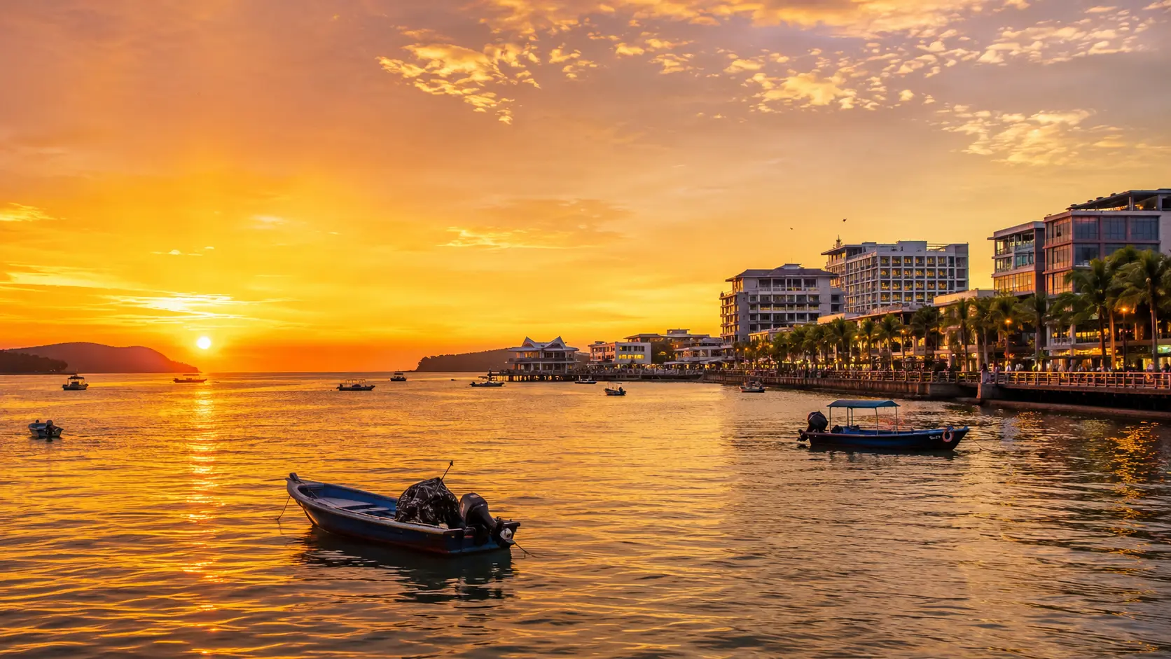 Malaysia domestic travel route through tropical landscapes